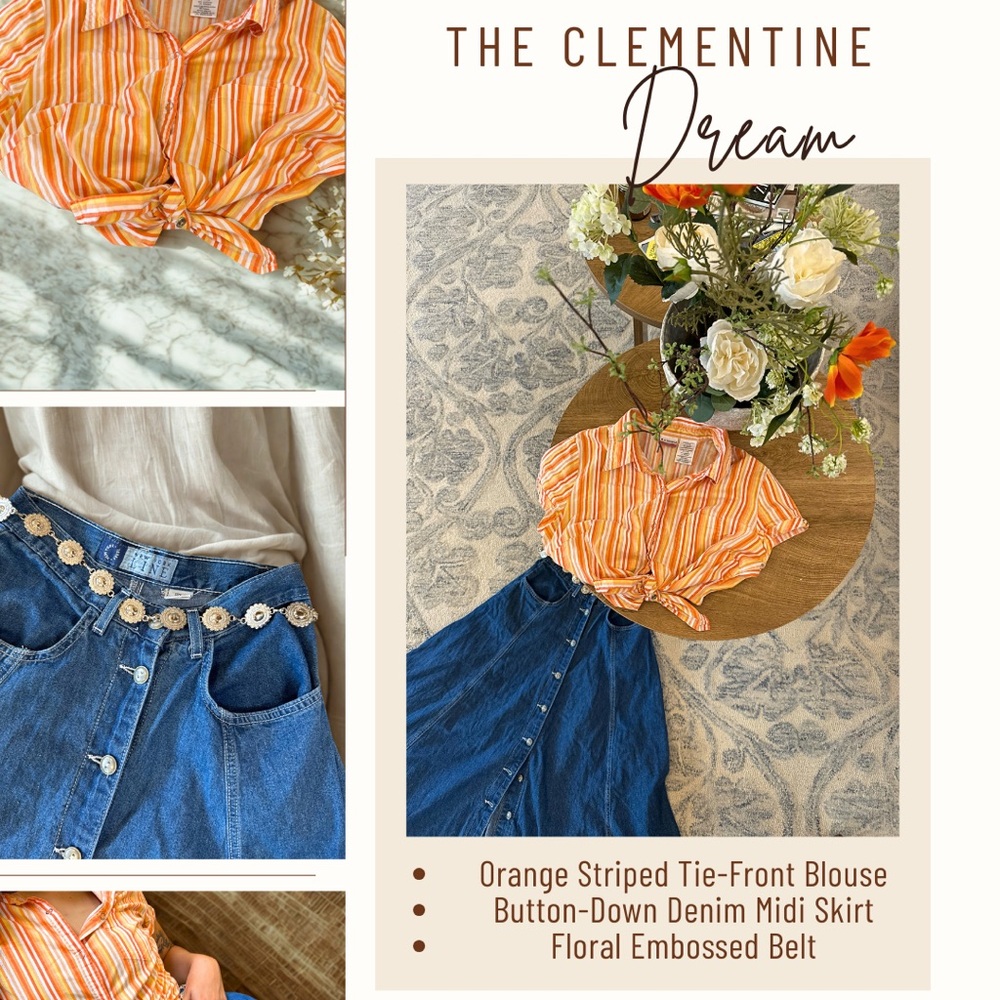 [3 PIECE SET] The Clementine Dream Edit
